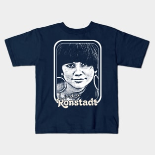 Linda Ronstadt // 70s Style Fan Art Design Kids T-Shirt